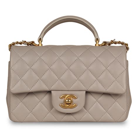 chanel mini flap gray|Chanel mini flap bag price.